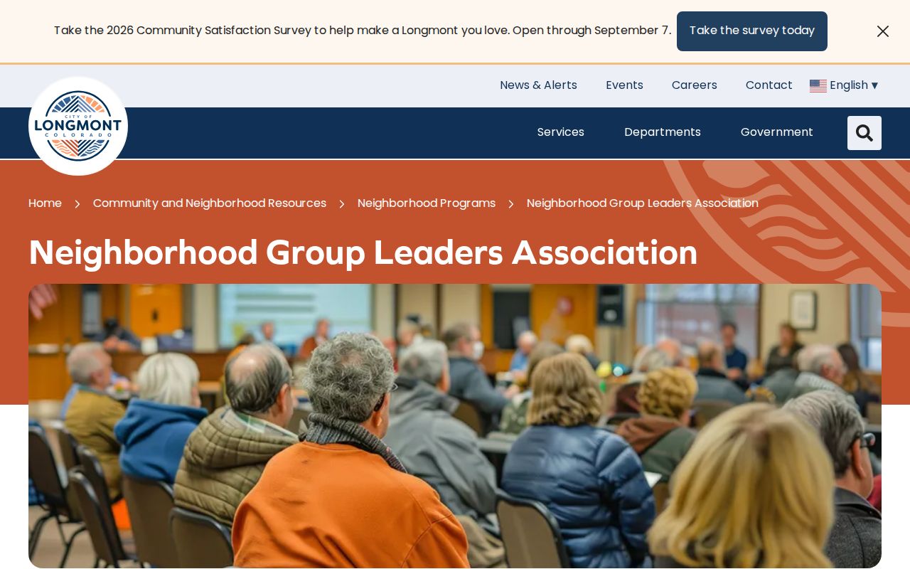 Boulder County neighbors Longmont neighborhood groups and NGLA map